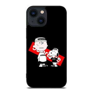 SUPREME SNOOPY AND CHARLIE BROWN iPhone 14 Plus Case Cover SUPREME SNOOPY AND CHARLIE BROWN iPhone 14 Plus Case Cover