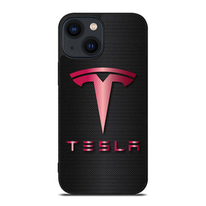 TESLA PINK CARBON iPhone 14 Plus Case Cover TESLA PINK CARBON iPhone 14 Plus Case Cover