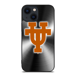 TEXAS LONGHORNS METAL LOGO iPhone 14 Plus Case Cover TEXAS LONGHORNS METAL LOGO iPhone 14 Plus Case Cover