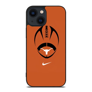 TEXAS LONGHORNS NIKE FOOTBALL SYMBOL iPhone 14 Plus Case Cover TEXAS LONGHORNS NIKE FOOTBALL SYMBOL iPhone 14 Plus Case Cover