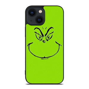 THE GRINCH SMILE LINE ART iPhone 14 Plus Case Cover THE GRINCH SMILE LINE ART iPhone 14 Plus Case Cover