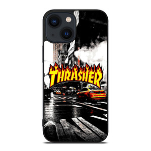 THRASHER SKATEBOARD NEW YORK LOGO iPhone 14 Plus Case Cover THRASHER SKATEBOARD NEW YORK LOGO iPhone 14 Plus Case Cover