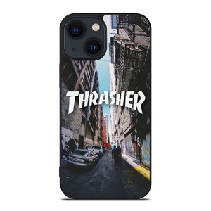 THRASHER SKATEBOARD URBAN CITY LOGO iPhone 14 Plus Case Cover THRASHER SKATEBOARD URBAN CITY LOGO iPhone 14 Plus Case Cover