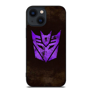 TRANSFORMERS DECEPTICON PURPLE SYMBOL iPhone 14 Plus Case Cover TRANSFORMERS DECEPTICON PURPLE SYMBOL iPhone 14 Plus Case Cover