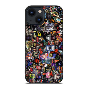 VHS CASSETTE TAPE HORROR MOVIES COLLECTION iPhone 14 Plus Case Cover VHS CASSETTE TAPE HORROR MOVIES COLLECTION iPhone 14 Plus Case Cover