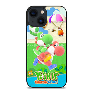 YOSHI CRAFTED WORLD GAMES LOGO iPhone 14 Plus Case Cover YOSHI CRAFTED WORLD GAMES LOGO iPhone 14 Plus Case Cover