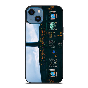 AIRBUS PLANE COCKPIT iPhone 14 Case Cover AIRBUS PLANE COCKPIT iPhone 14 Case Cover