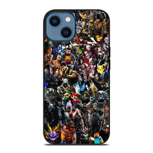 ALL GAMES CROSSOVER iPhone 14 Case Cover