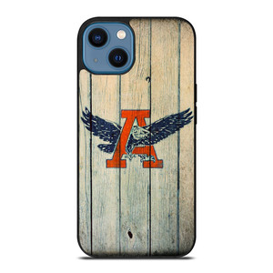 AUBURN TIGERS WOOD LOGO iPhone 14 Case Cover