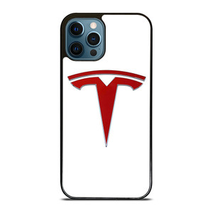 TESLA RED EMBLEM  iPhone 12 Pro Max Case Cover