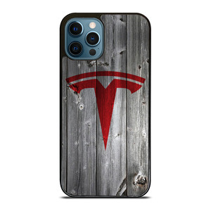 TESLA WOODEN LOGO  iPhone 12 Pro Max Case Cover