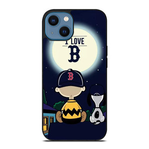 BOSTON RED SOX CHARLIE BROWN SNOOPY iPhone 14 Case Cover BOSTON RED SOX CHARLIE BROWN SNOOPY iPhone 14 Case Cover