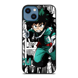 DEKU IZUKU MIDORIYA MY HERO ACADEMIA MANGA 2 iPhone 14 Case Cover