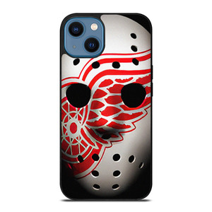 DETROIT RED WINGS JASON VOORHEES MASK iPhone 14 Case Cover DETROIT RED WINGS JASON VOORHEES MASK iPhone 14 Case Cover