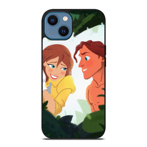 DISNEY TARZAN AND JANE CARTOON iPhone 14 Case Cover