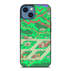 EARTHBOUND GAMES MAP iPhone 14 Case Cover EARTHBOUND GAMES MAP iPhone 14 Case Cover