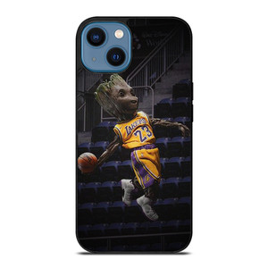 GROOT LEBRON JAMES LA LAKERS NBA iPhone 14 Case Cover