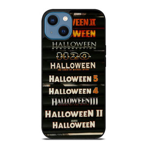 HALLOWEEN MOVIE BLU RAY COLLECTION iPhone 14 Case Cover HALLOWEEN MOVIE BLU RAY COLLECTION iPhone 14 Case Cover