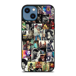 JIMI HENDRIX COLLAGE iPhone 14 Case Cover