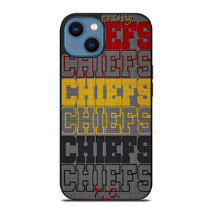 KANSAS CITY CHIEFS METAL SYMBOL iPhone 14 Case Cover
