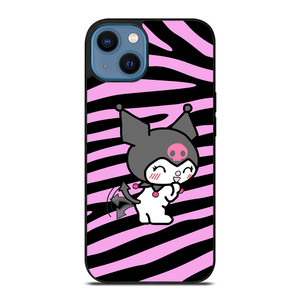 KUROMI ZEBRA PATTERN iPhone 14 Case Cover