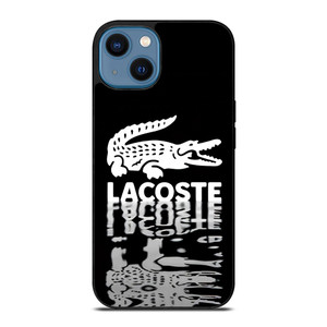 LACOSTE MELTED LOGO iPhone 14 Case Cover LACOSTE MELTED LOGO iPhone 14 Case Cover