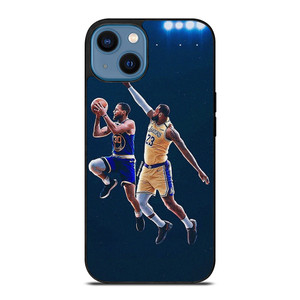 LEBRON JAMES STEPHEN CURRY BASKETBALL iPhone 14 Case Cover LEBRON JAMES STEPHEN CURRY BASKETBALL iPhone 14 Case Cover