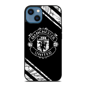 MANCHESTER UNITED CAMO LOGO iPhone 14 Case Cover