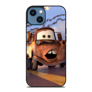 MATER FUNNY FACE CARS iPhone 14 Case Cover MATER FUNNY FACE CARS iPhone 14 Case Cover