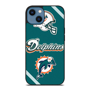 MIAMI DOLPHINS FOOTBALL HELMET LOGO iPhone 14 Case Cover MIAMI DOLPHINS FOOTBALL HELMET LOGO iPhone 14 Case Cover