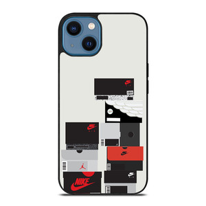 NIKE SNEAKERS BOXES COLLECTION iPhone 14 Case Cover NIKE SNEAKERS BOXES COLLECTION iPhone 14 Case Cover