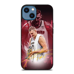 NIKOLA JOKIC DENVER NUGGETS CHAMPIONS iPhone 14 Case Cover NIKOLA JOKIC DENVER NUGGETS CHAMPIONS iPhone 14 Case Cover