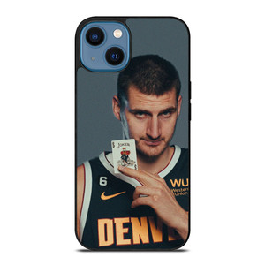 NIKOLA JOKIC DENVER NUGGETS JOKER iPhone 14 Case Cover NIKOLA JOKIC DENVER NUGGETS JOKER iPhone 14 Case Cover