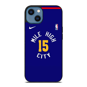 NIKOLA JOKIC MILE HIGH CITY BASKETBALL iPhone 14 Case Cover NIKOLA JOKIC MILE HIGH CITY BASKETBALL iPhone 14 Case Cover