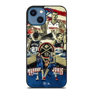 NIKOLA JOKIC X JAMAL MURRAY DENVER NUGGETS iPhone 14 Case Cover NIKOLA JOKIC X JAMAL MURRAY DENVER NUGGETS iPhone 14 Case Cover