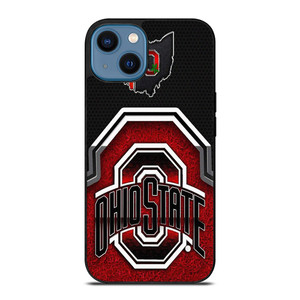 OHIO STATE BUCKEYES SYMBOL METAL iPhone 14 Case Cover OHIO STATE BUCKEYES SYMBOL METAL iPhone 14 Case Cover