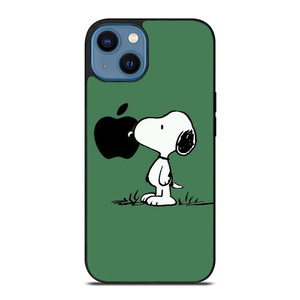 PEANUTS SNOOPY DOG APPLE LOGO iPhone 14 Case Cover PEANUTS SNOOPY DOG APPLE LOGO iPhone 14 Case Cover