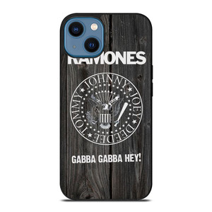 RAMONES BAND WOOD BADGE iPhone 14 Case Cover RAMONES BAND WOOD BADGE iPhone 14 Case Cover