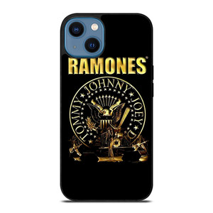 RAMONES ROCK BAND GOLD LOGO iPhone 14 Case Cover RAMONES ROCK BAND GOLD LOGO iPhone 14 Case Cover