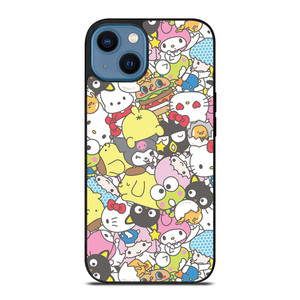SANRIO CARTOON COLLAGE iPhone 14 Case Cover