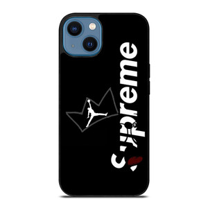 SUPREME AIR JORDAN CROWN iPhone 14 Case Cover SUPREME AIR JORDAN CROWN iPhone 14 Case Cover