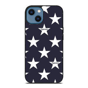 SUPREME STARS PATTERN iPhone 14 Case Cover SUPREME STARS PATTERN iPhone 14 Case Cover