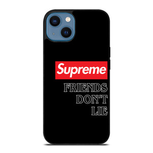 SUPREME STRANGER THINGS FRIENDS DONT LIE iPhone 14 Case Cover SUPREME STRANGER THINGS FRIENDS DONT LIE iPhone 14 Case Cover