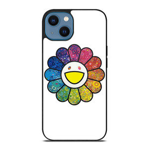 TAKASHI MURAKAMI SMILEY FLOWER iPhone 14 Case Cover TAKASHI MURAKAMI SMILEY FLOWER iPhone 14 Case Cover