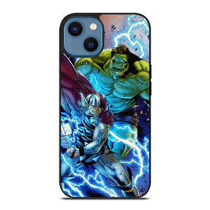 THOR VS HULK MARVEL CARTOON iPhone 14 Case Cover THOR VS HULK MARVEL CARTOON iPhone 14 Case Cover