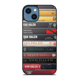 VAN HALEN CASSETTE COLLECTION iPhone 14 Case Cover VAN HALEN CASSETTE COLLECTION iPhone 14 Case Cover