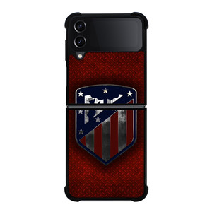 ATLETICO DE MADRID METAL LOGO Samsung Galaxy Z Flip 4 Case Cover ATLETICO DE MADRID METAL LOGO Samsung Galaxy Z Flip 4 Case Cover