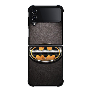BATMAN EMBLEM LEATHER Samsung Galaxy Z Flip 4 Case Cover BATMAN EMBLEM LEATHER Samsung Galaxy Z Flip 4 Case Cover
