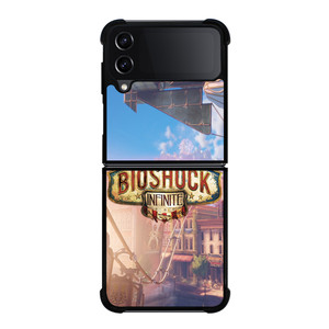 BIOSHOCK INFINITE GAMES LOGO Samsung Galaxy Z Flip 4 Case Cover BIOSHOCK INFINITE GAMES LOGO Samsung Galaxy Z Flip 4 Case Cover