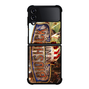 BIOSHOCK INFINITE LOGO Samsung Galaxy Z Flip 4 Case Cover BIOSHOCK INFINITE LOGO Samsung Galaxy Z Flip 4 Case Cover